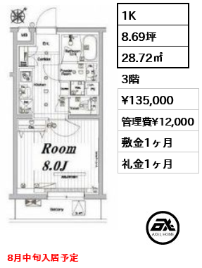 メイクスデザイン参宮橋 13.5万円