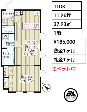 ファレール参宮橋 18.5万円