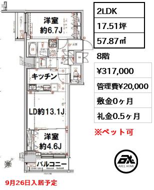 クオリタス日本橋浜町　(QUALITAS日本橋浜町) 31.7万円