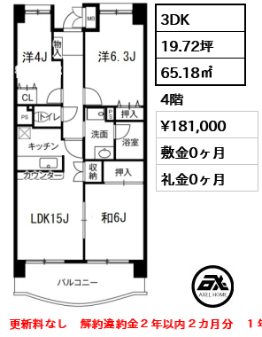 ビレッジハウス潮見タワー 18.1万円