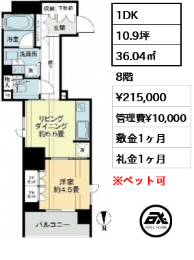 ジオ千代田大手町 21.5万円