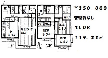 不二ハウス（テラスハウス）