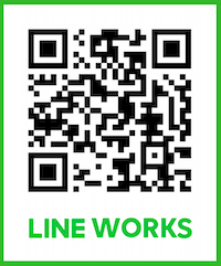 LINE WORKS QRコード（牛込柳町）
