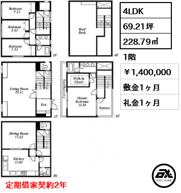 テラス乃木坂 1,400,000円