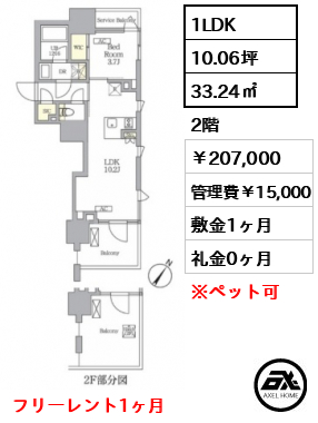 テラス神田猿楽町 207,000円