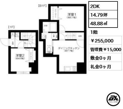 The Residence Nihonbash（ザレジデンス日本橋） 255,000円