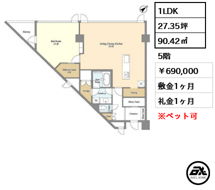 クエストコート原宿 690,000円