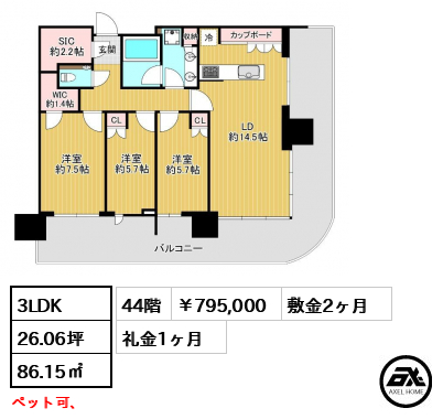 晴海フラッグ SUN VILLAGE T棟（SKY DUO）