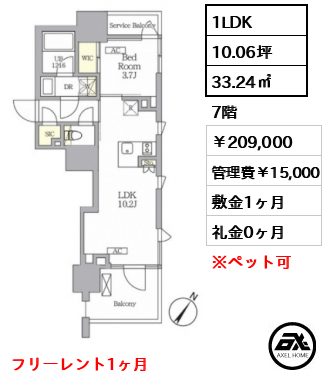 テラス神田猿楽町 209,000円