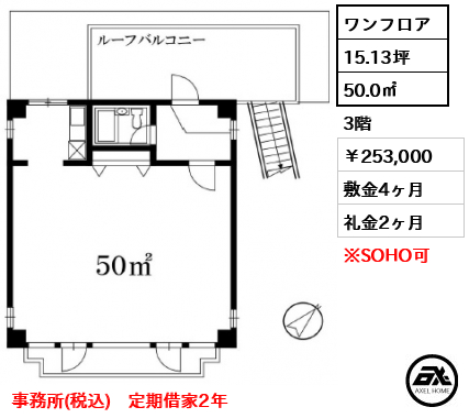 ロングヒル原宿ビル（事務所） 253,000円