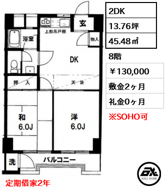 サンパレス辻野 130,000円