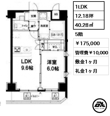 グリーンフォート河田　 175,000円