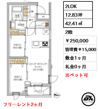 リビオメゾン湯島 250,000円