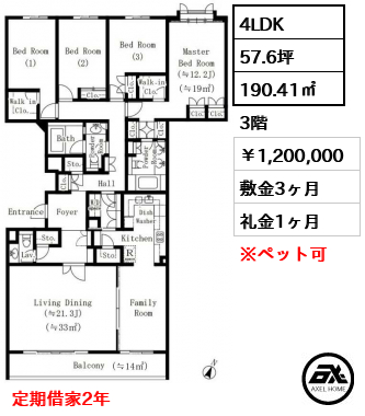 オークヒルス (THE OAK HILLS) 1,200,000円