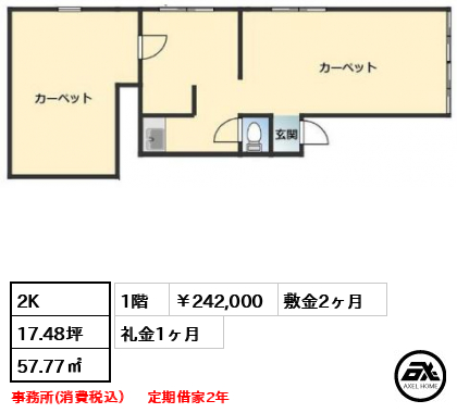 千駄ヶ谷パークマンション （事務所） 242,000円