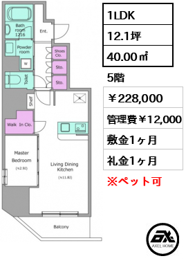 クロスレジデンス神田神保町 228,000円