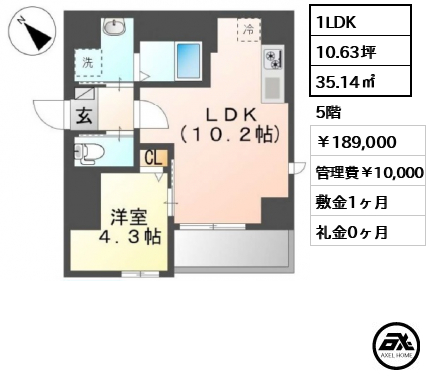 HGD佃 189,000円