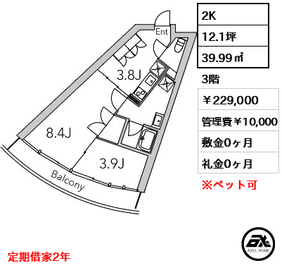 GranDuo代々木2（グランデュオ代々木2） 229,000円