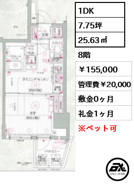エステムプラザ市谷外濠公園 155,000円