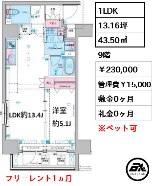 GENOVIA 東神田 green veil (ジェノヴィア東神田グリーンヴェール) 230,000円