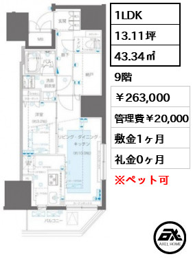 ZOOM信濃町 263,000円