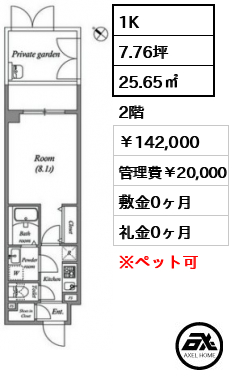 ルネサンスコート新宿余丁町 142,000円