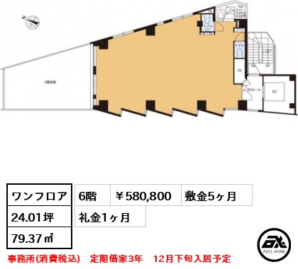 VORT神宮北参道（ボルト神宮北参道）（事務所） 580,800円