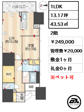 ZOOM信濃町 249,000円