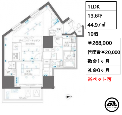 ZOOM信濃町 268,000円