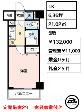 パレステュディオ新宿御苑前 132,000円